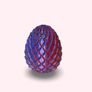 Spiral Sliced Sci-fi Egg Fidget