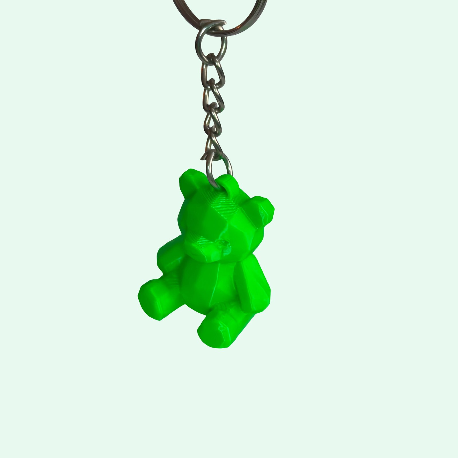 Low Poly Teddy Bear Keychain - Image 6