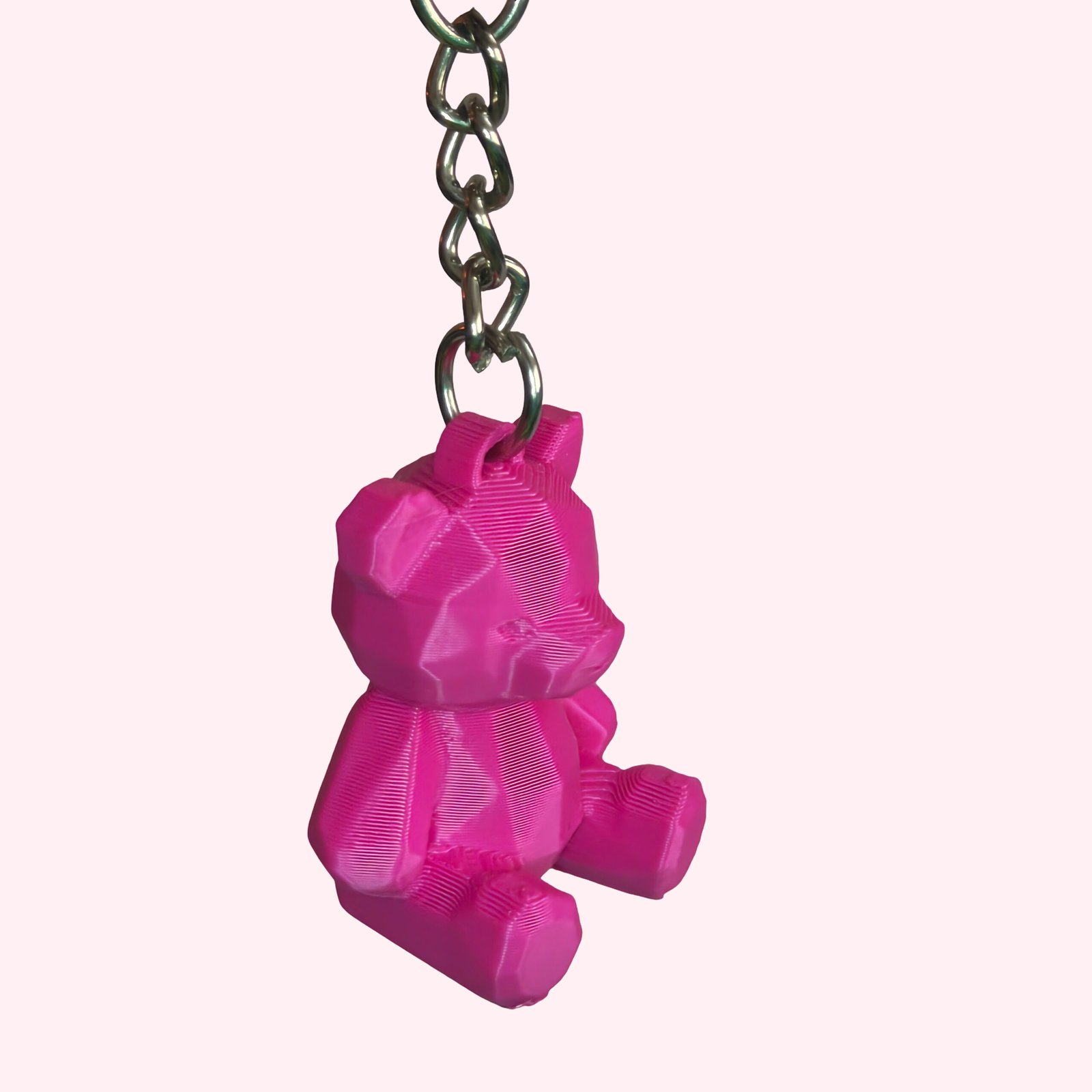 Low Poly Teddy Bear Keychain - Image 5