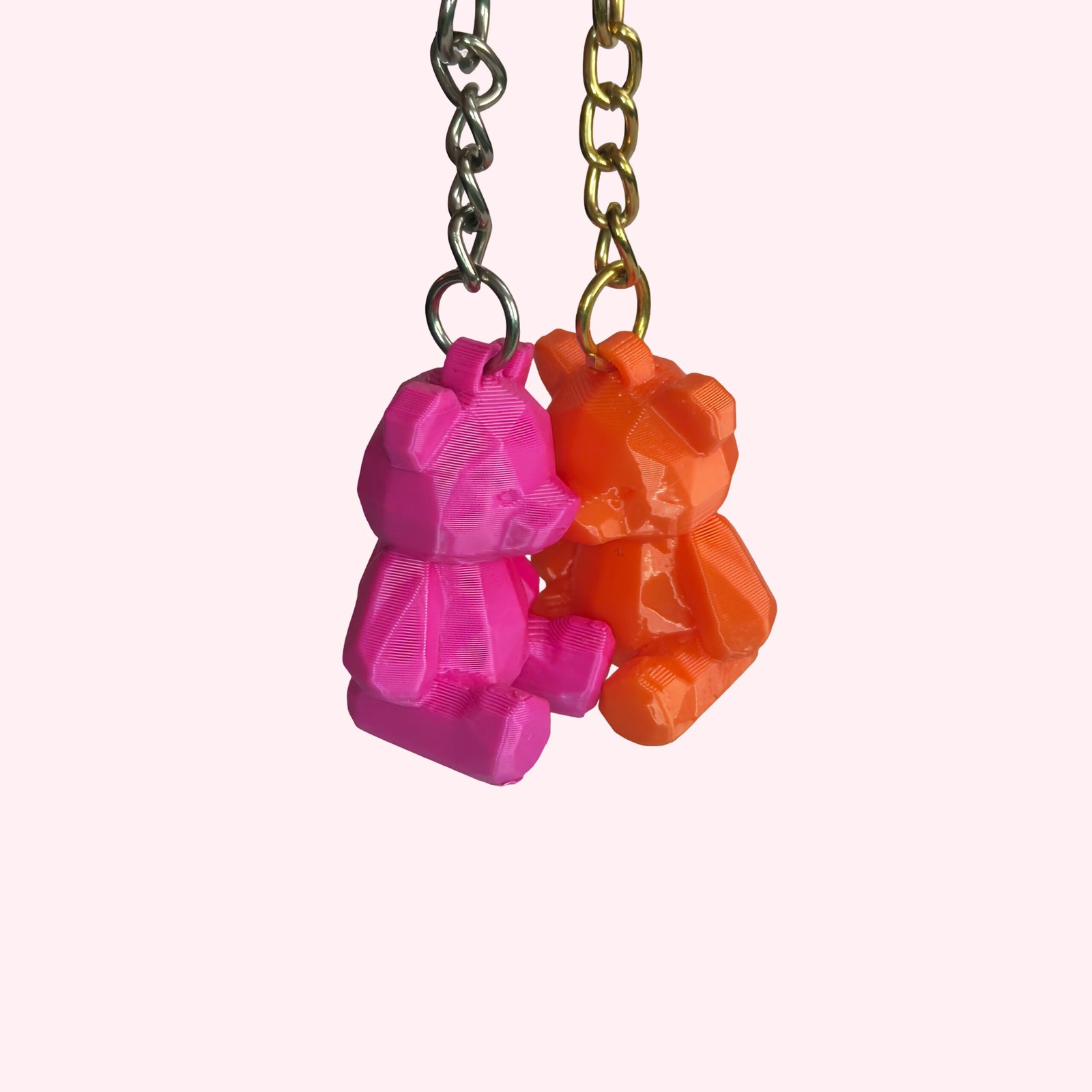 Low Poly Teddy Bear Keychain - Image 4