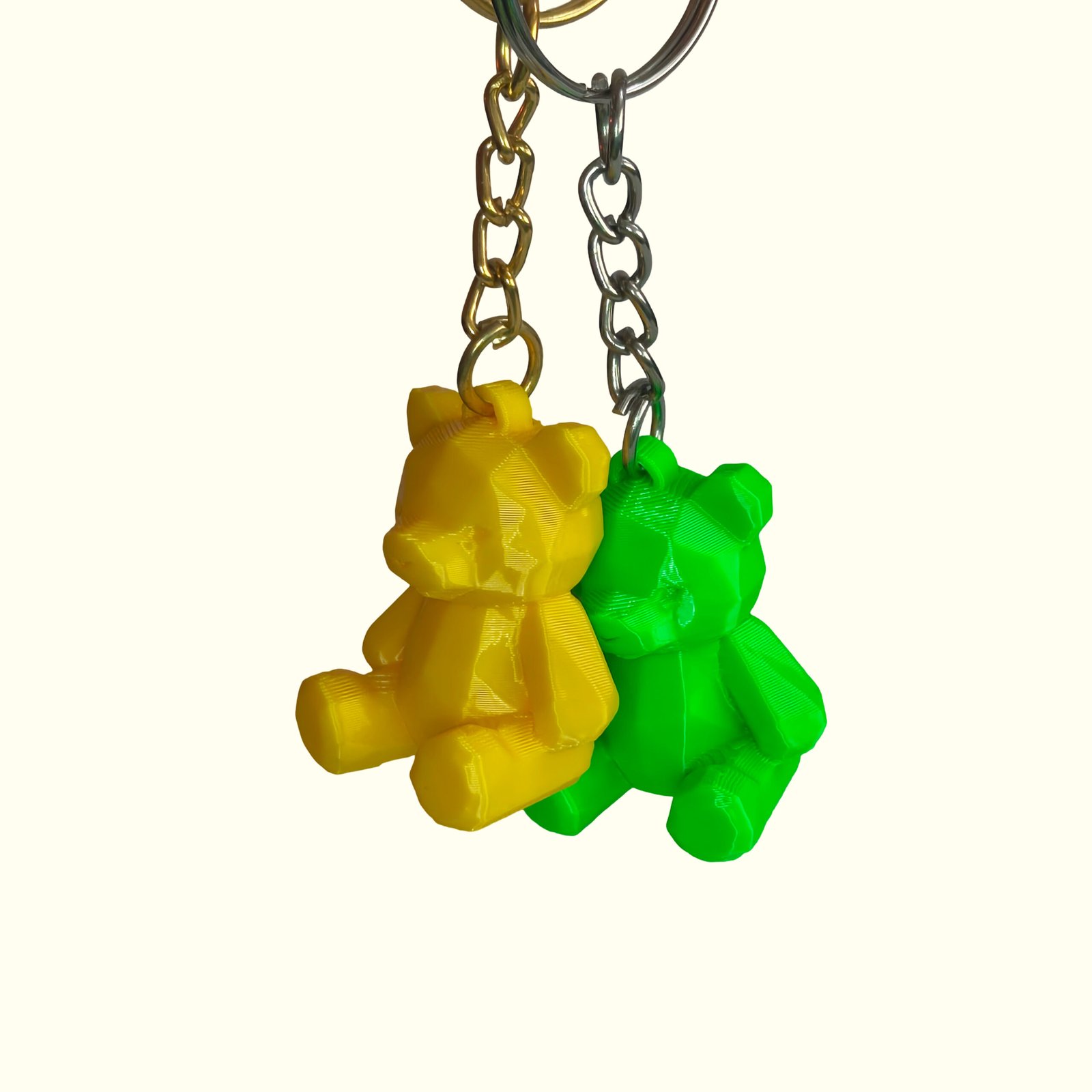 Low Poly Teddy Bear Keychain - Image 3