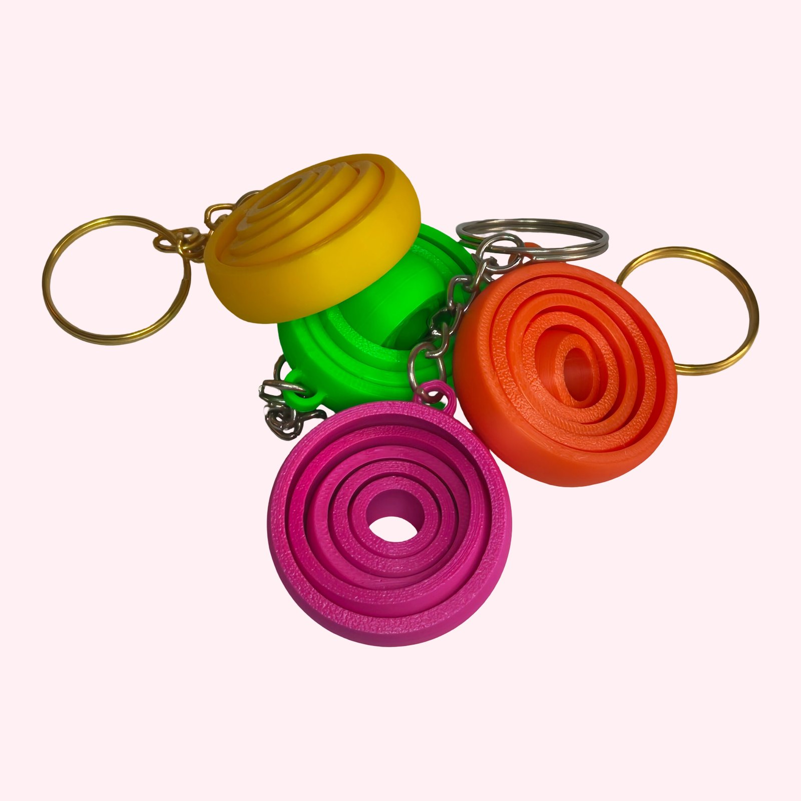 Gyro Fidget Spinner Keychain - Image 2