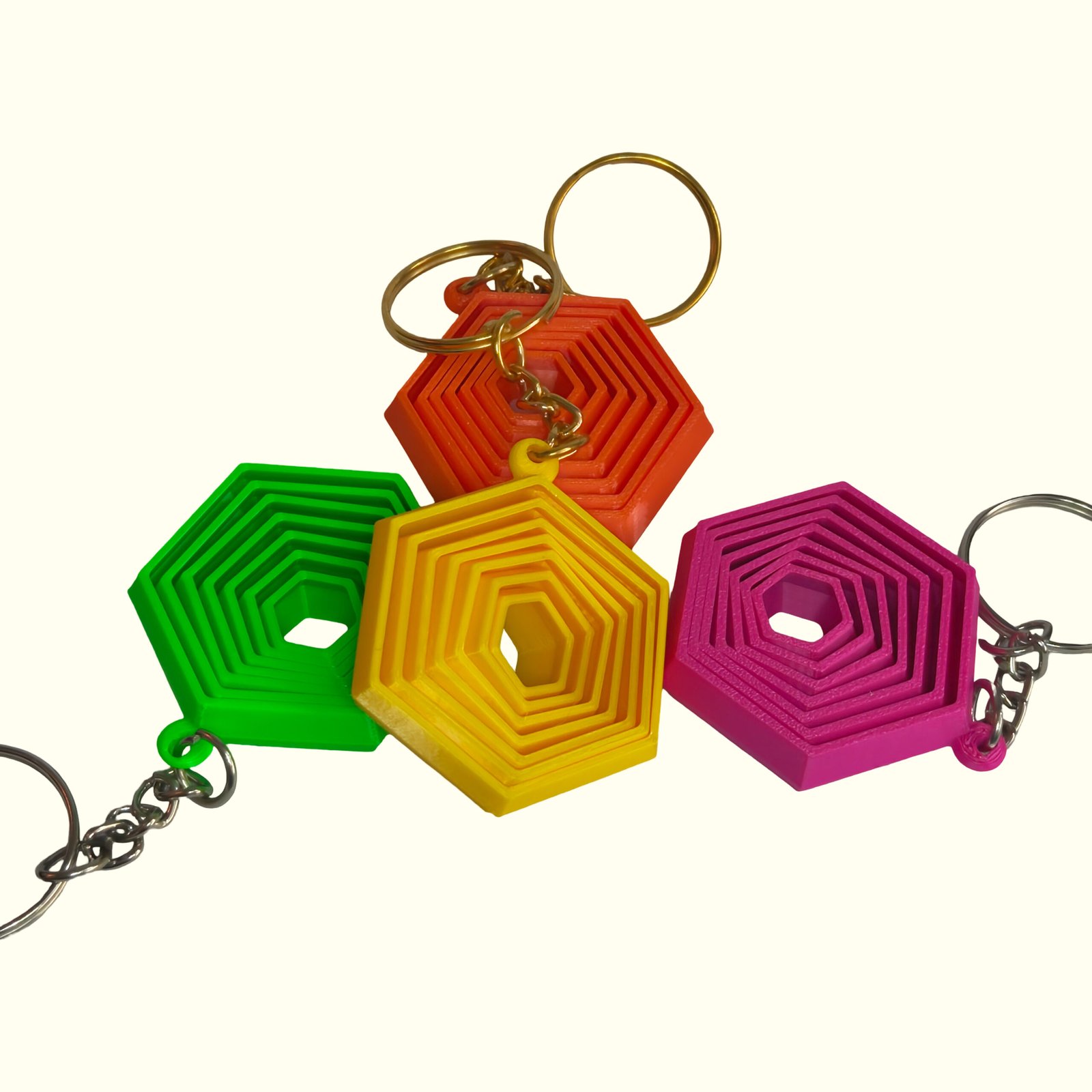 Gyro Hexagon Keychain - Image 2