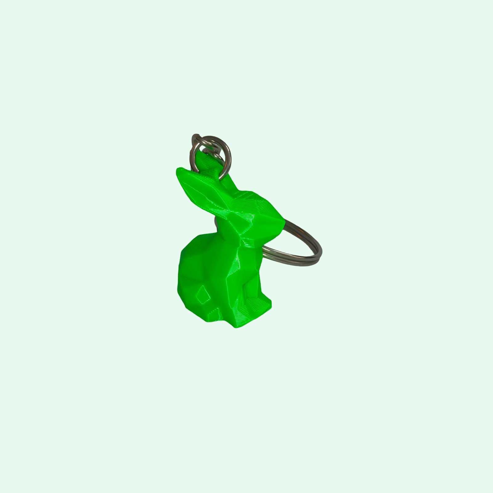 Low Poly Rabbit Keychain - Image 4