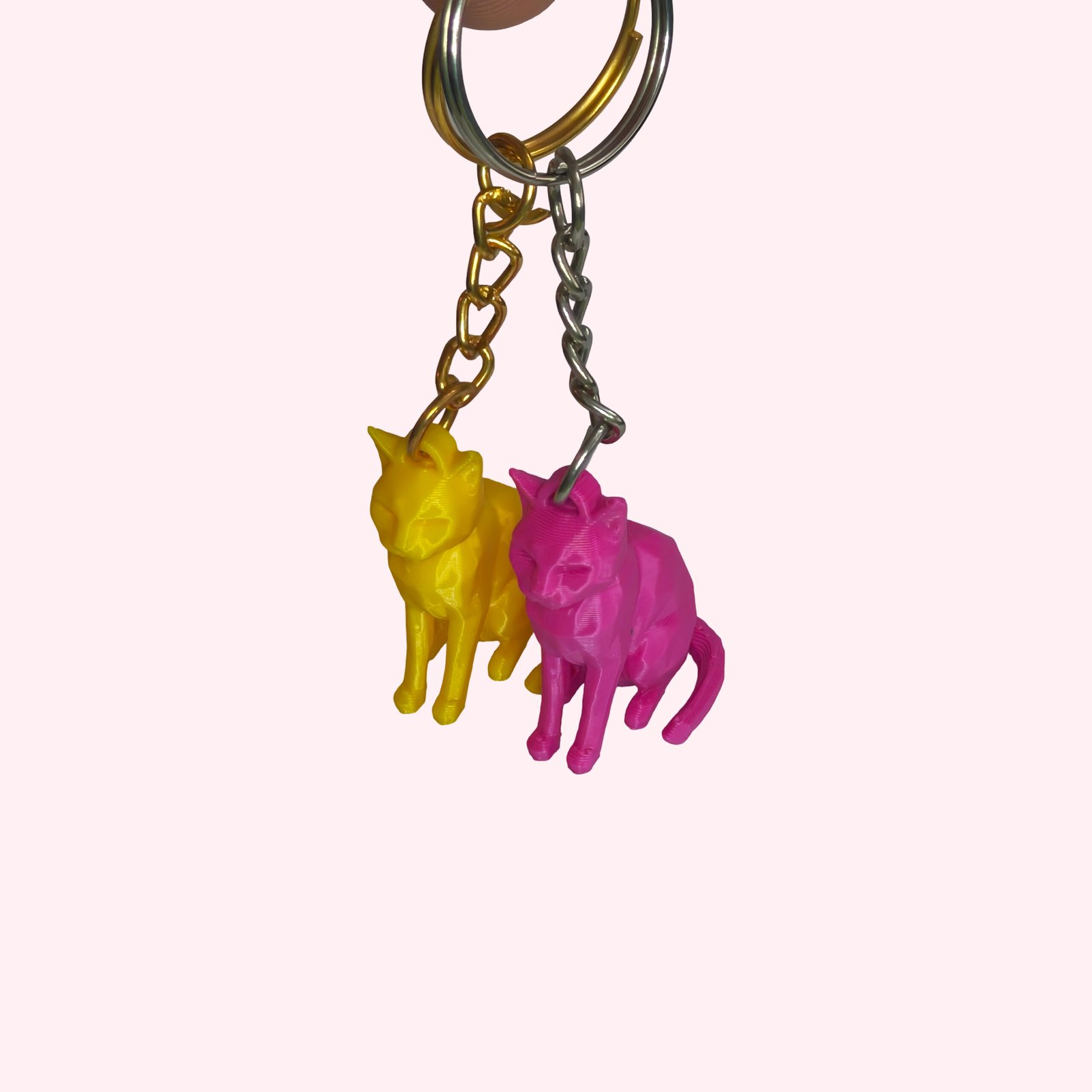 Low Poly Cat Keychain - Image 3