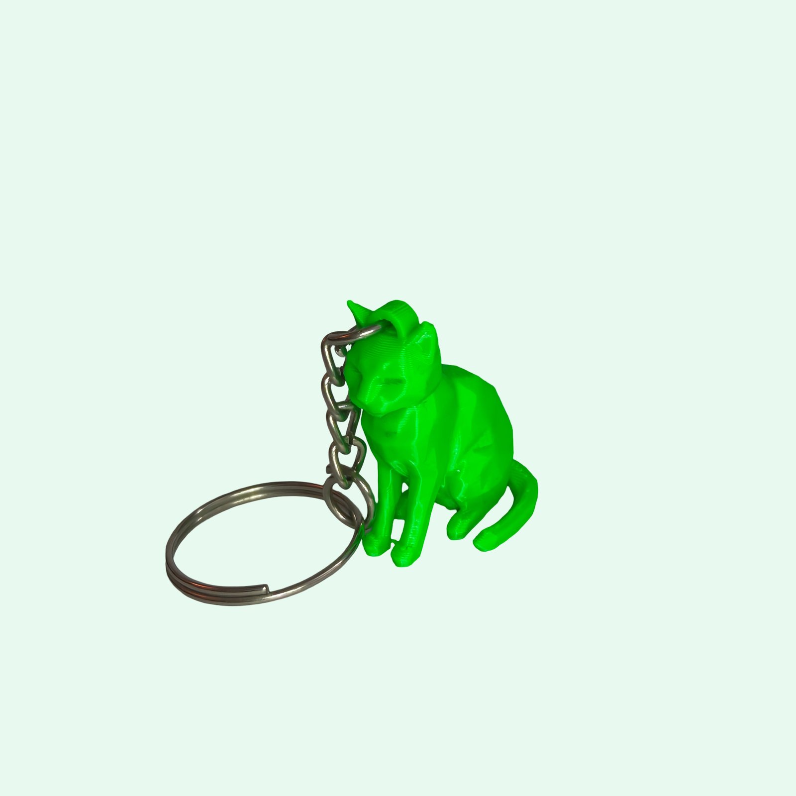 Low Poly Cat Keychain - Image 4